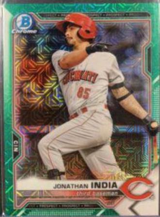 Jonathan India [Green Refractor Mega Box Mojo] #BCP-46