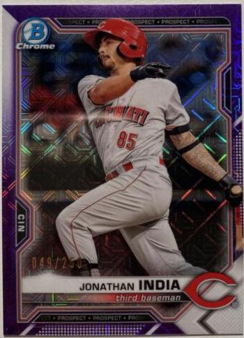 Jonathan India [Purple Refractor Mega Box Mojo] #BCP-46