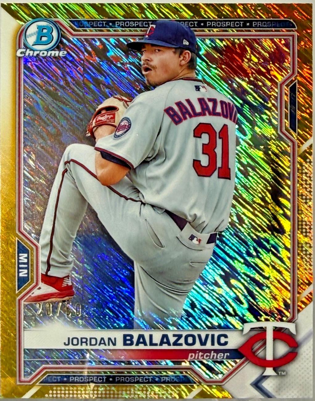 Jordan Balazovic [Gold Shimmer Refractor] #BCP-61