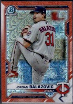 Jordan Balazovic [Orange Refractor Mega Box Mojo] #BCP-61
