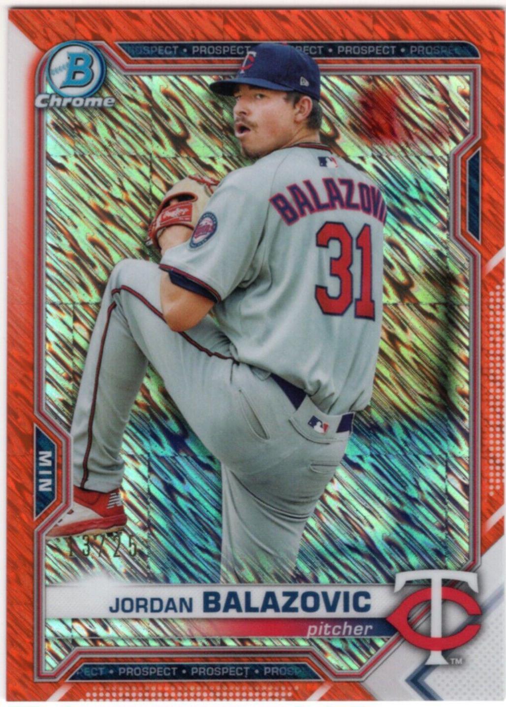 Jordan Balazovic [Orange Refractor] #BCP-61