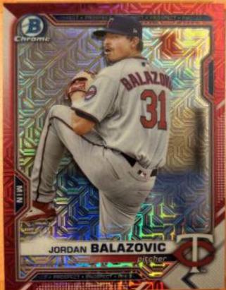 Jordan Balazovic [Red Refractor Mega Box Mojo] #BCP-61