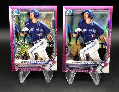 Jordan Groshans [Fuchsia Shimmer Refractor] #BCP-70