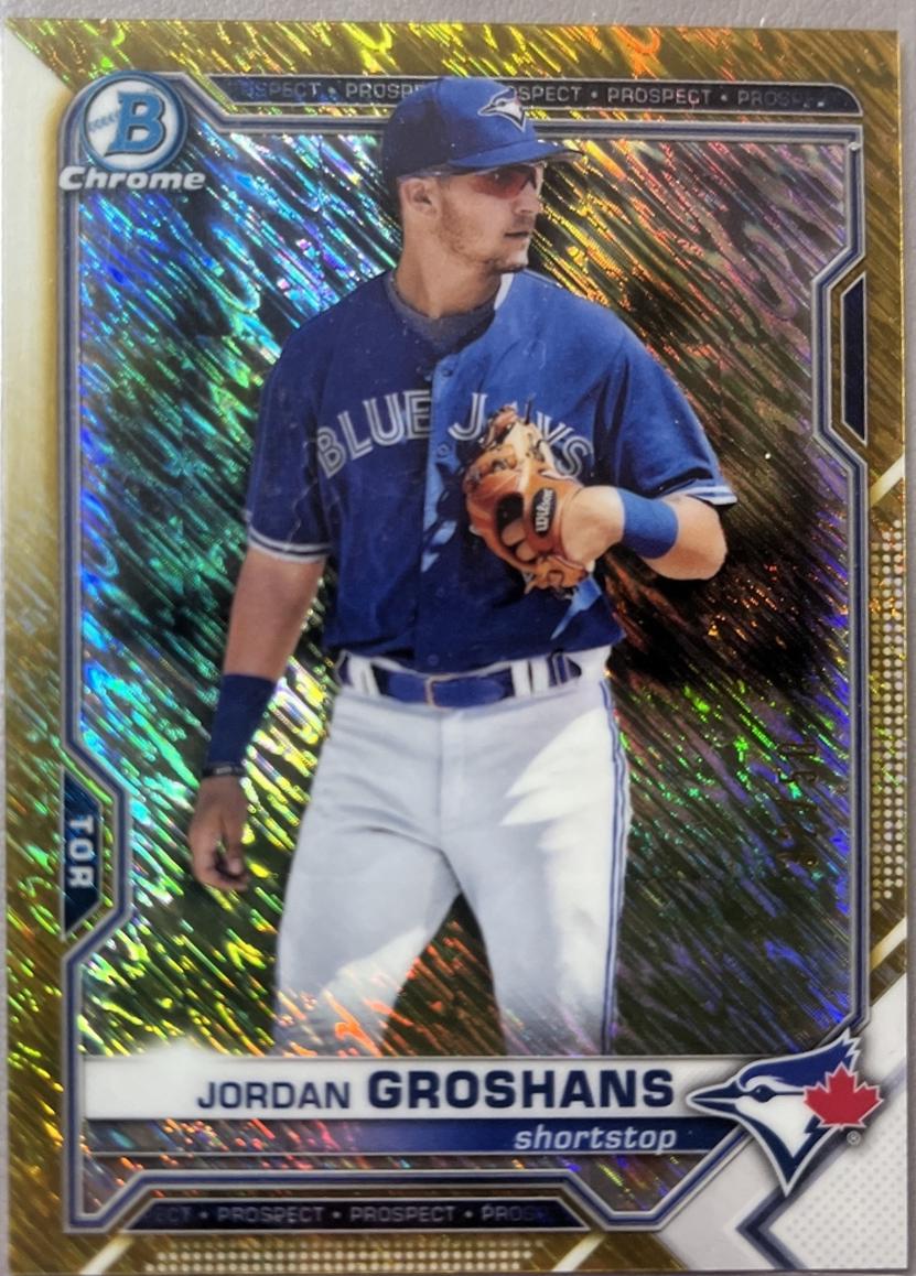 Jordan Groshans [Gold Shimmer Refractor] #BCP-70