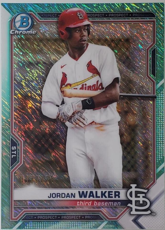 Jordan Walker [Aqua Shimmer Refractor] #BCP-146
