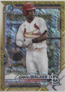 Jordan Walker [Gold Shimmer Refractor] #BCP-146