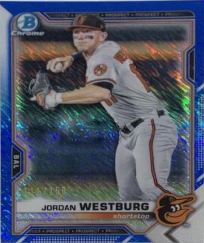 Jordan Westburg [Blue Shimmer Refractor] #BCP-98