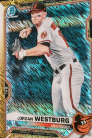 Jordan Westburg [Gold Shimmer Refractor] #BCP-98