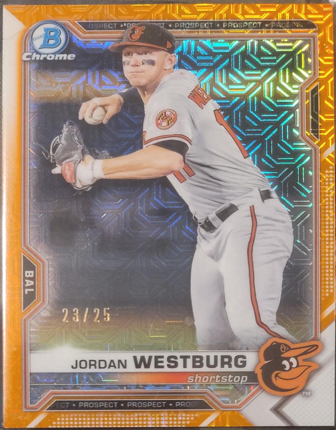 Jordan Westburg [Orange Refractor Mega Box Mojo] #BCP-98
