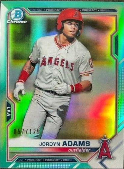 Jordyn Adams [Aqua Refractor] #BCP-30