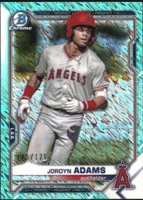 Jordyn Adams [Aqua Shimmer Refractor] #BCP-30