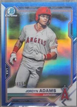 Jordyn Adams [Blue Refractor] #BCP-30