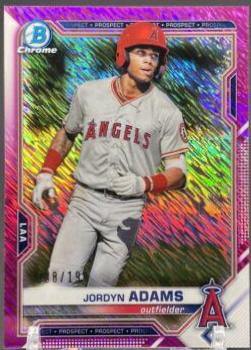 Jordyn Adams [Fuchsia Shimmer Refractor] #BCP-30