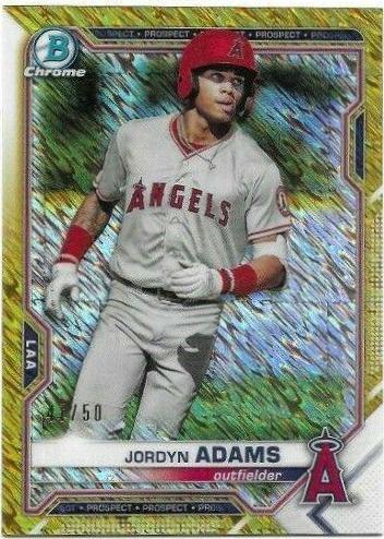 Jordyn Adams [Gold Shimmer Refractor] #BCP-30