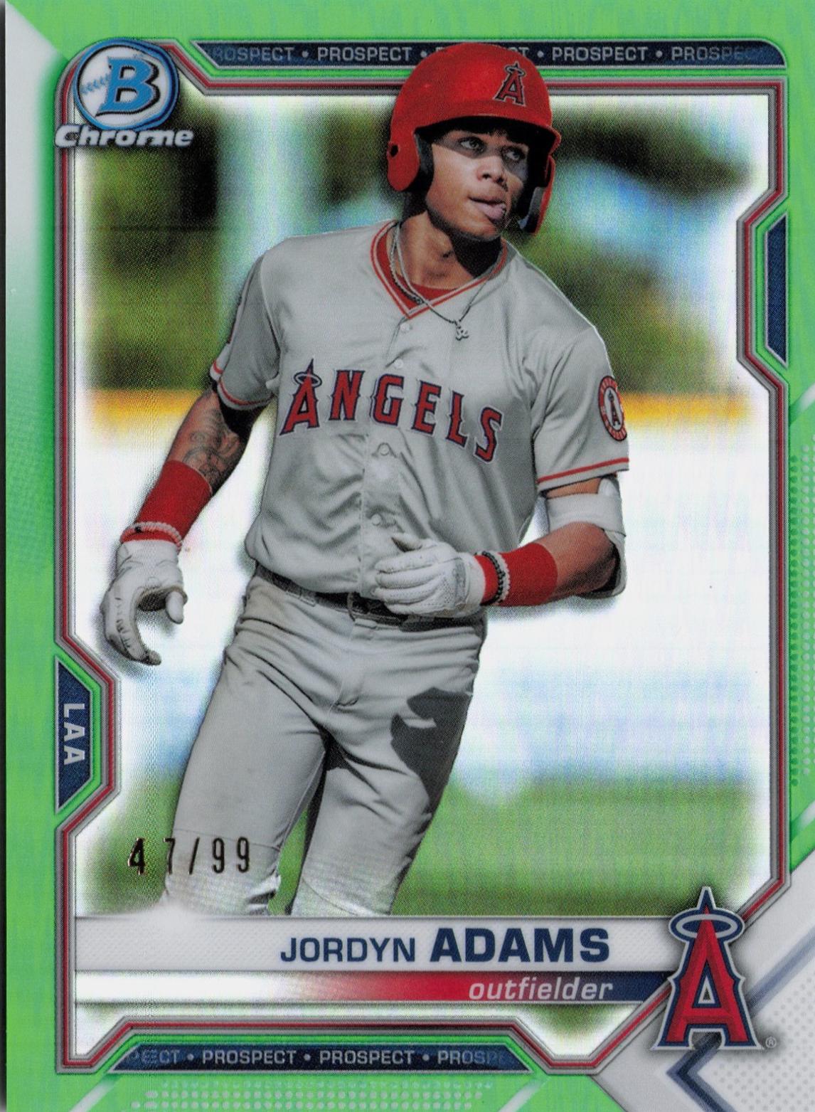 Jordyn Adams [Green Refractor] #BCP-30