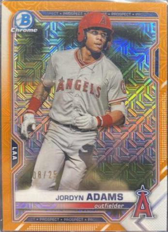 Jordyn Adams [Orange Refractor] #BCP-30