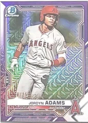 Jordyn Adams [Purple Refractor Mega Box Mojo] #BCP-30
