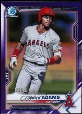 Jordyn Adams [Purple Refractor] #BCP-30