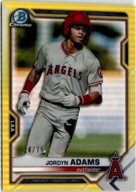 Jordyn Adams [Yellow Refractor] #BCP-30