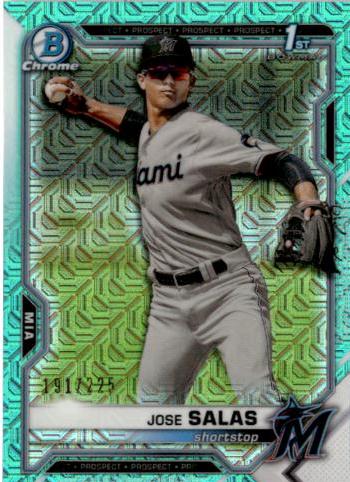 Jose Salas [Aqua Refractor Mega Box Mojo] #BCP-110