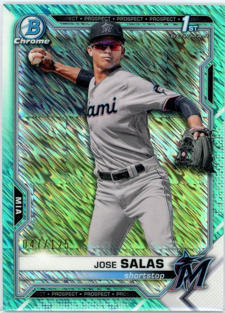 Jose Salas [Aqua Shimmer Refractor] #BCP-110