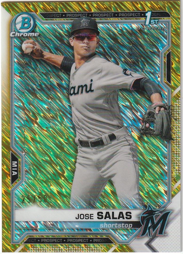 Jose Salas [Gold Shimmer Refractor] #BCP-110