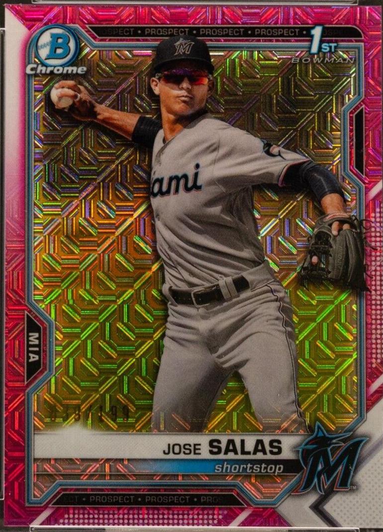 Jose Salas [Pink Refractor Mega Box Mojo] #BCP-110