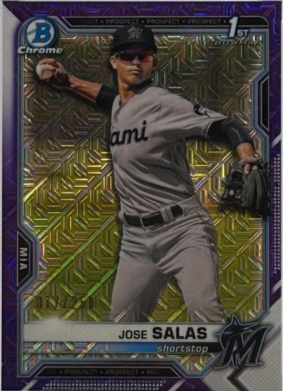 Jose Salas [Purple Refractor Mega Box Mojo] #BCP-110
