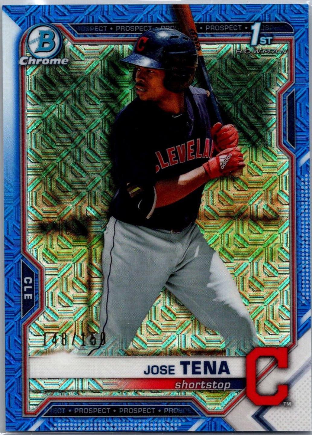 Jose Tena [Blue Refractor Mega Box Mojo] #BCP-128