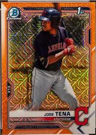 Jose Tena [Orange Refractor Mega Box Mojo] #BCP-128