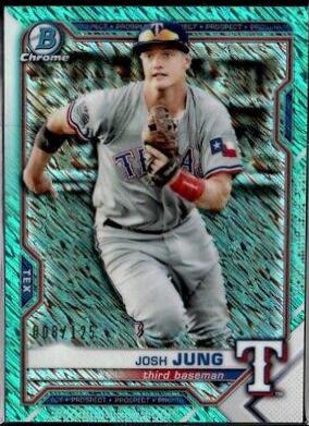 Josh Jung [Aqua Shimmer Refractor] #BCP-38