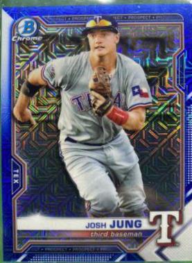 Josh Jung [Blue Refractor Mega Box Mojo] #BCP-38