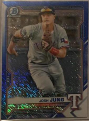 Josh Jung [Blue Shimmer Refractor] #BCP-38