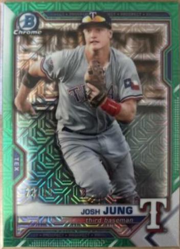 Josh Jung [Green Refractor Mega Box Mojo] #BCP-38