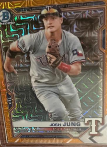 Josh Jung [Orange Refractor Mega Box Mojo] #BCP-38