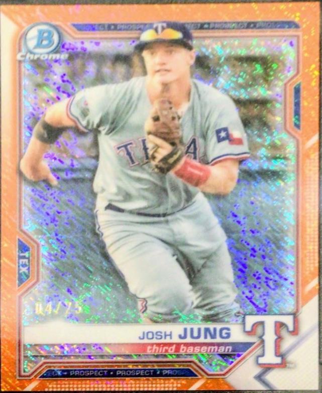 Josh Jung [Orange Shimmer Refractor] #BCP-38