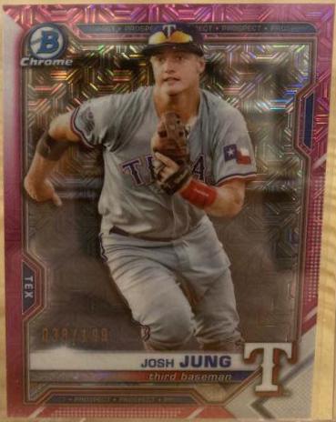 Josh Jung [Pink Refractor Mega Box Mojo] #BCP-38