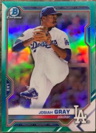 Josiah Gray [Aqua Refractor] #BCP-150