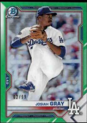 Josiah Gray [Green Refractor] #BCP-150