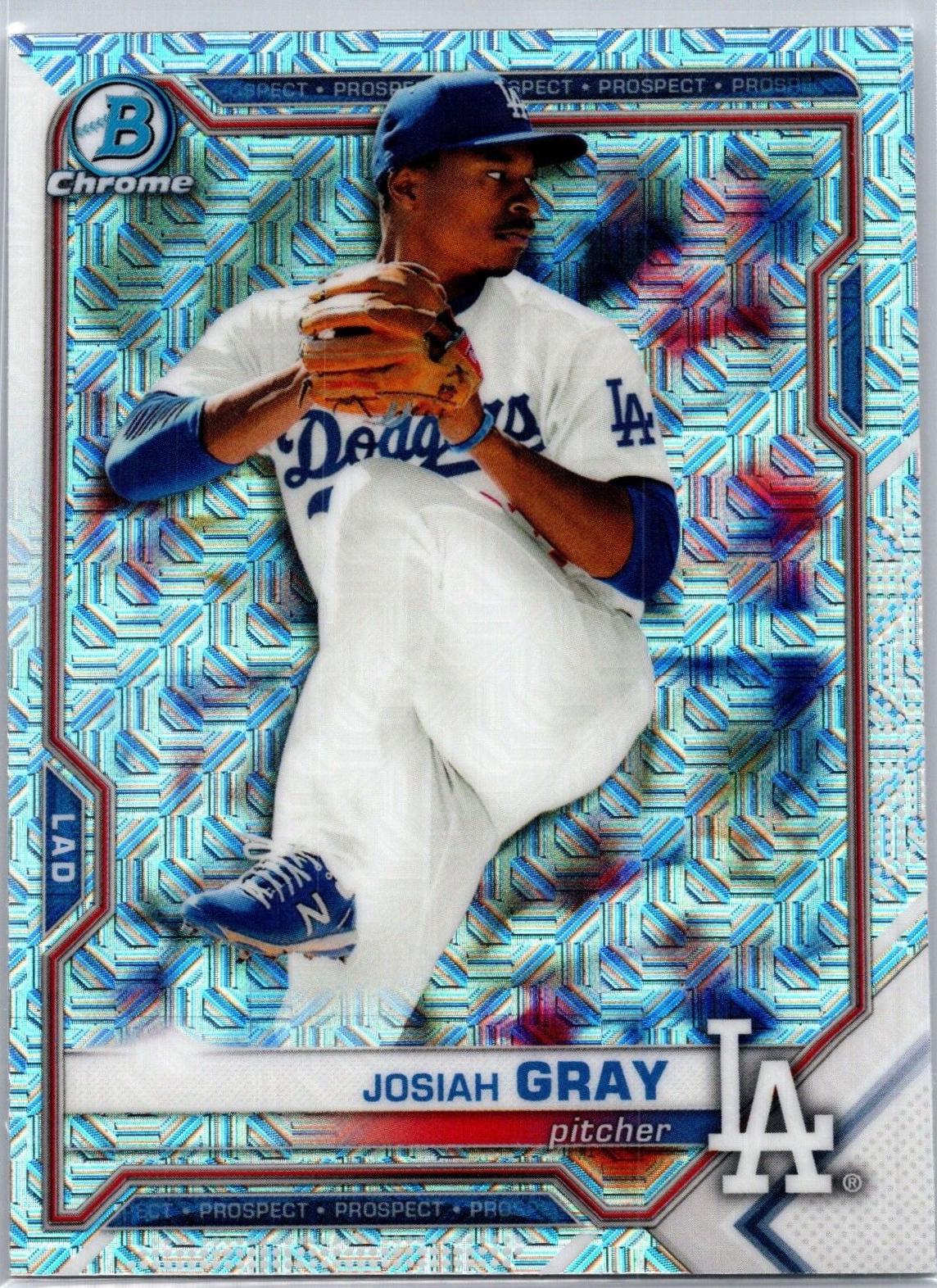 Josiah Gray [Yellow Refractor Mega Box Mojo] #BCP-150