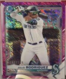 Julio Rodriguez [Fuchsia Shimmer Refractor] #BCP-86