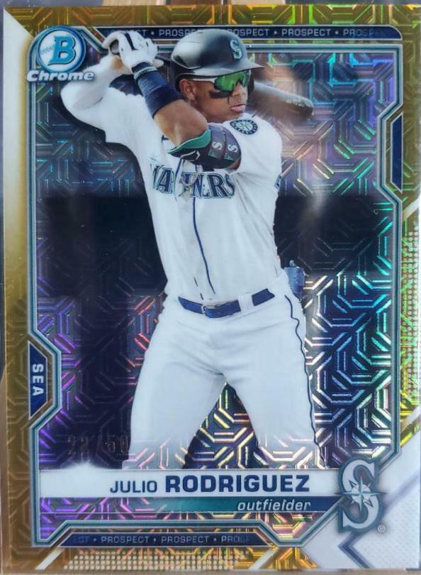 Julio Rodriguez [Gold Refractor Mega Box Mojo] #BCP-86