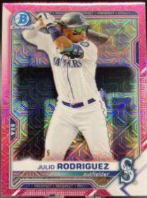 Julio Rodriguez [Pink Refractor Mega Box Mojo] #BCP-86