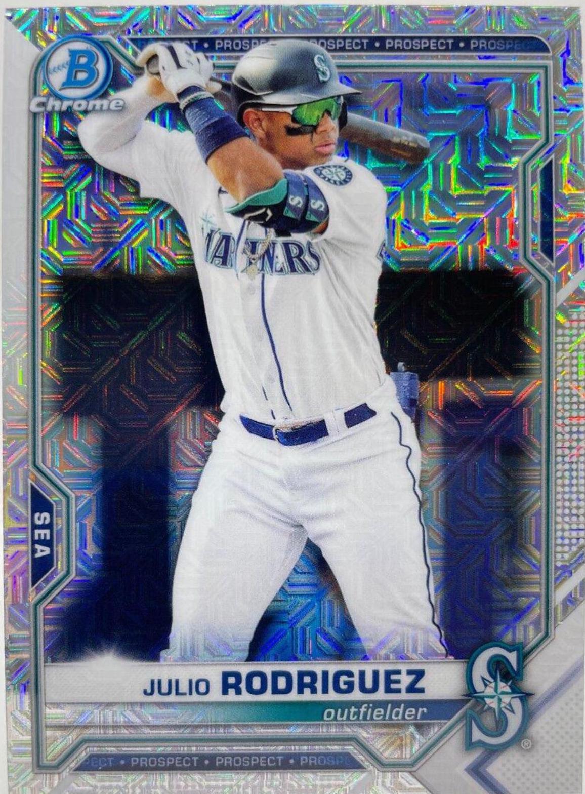 Julio Rodriguez [Purple Refractor Mega Box Mojo] #BCP-86