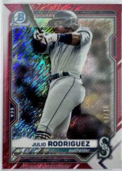 Julio Rodriguez [Red Refractor] #BCP-86