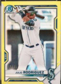 Julio Rodriguez [Yellow Refractor] #BCP-86