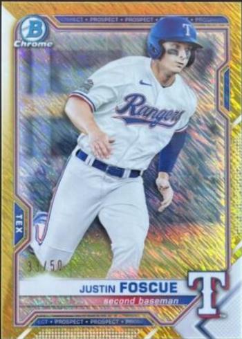 Justin Foscue [Gold Refractor] #BCP-41