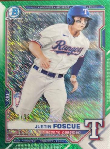 Justin Foscue [Green Refractor] #BCP-41