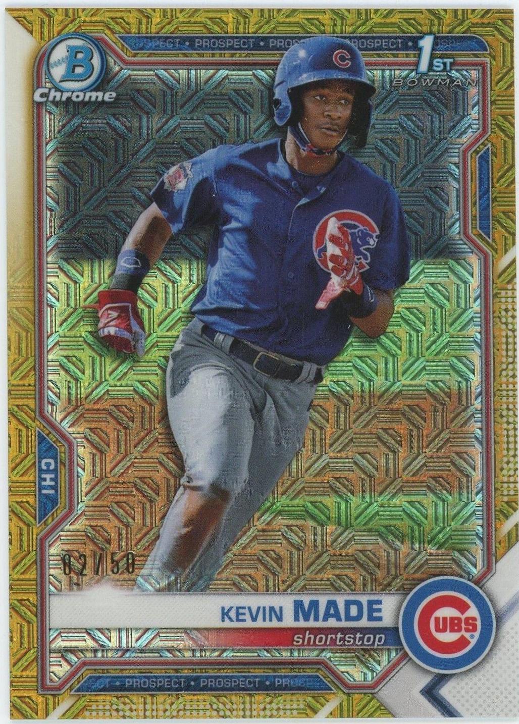 Kevin Made [Gold Refractor Mega Box Mojo] #BCP-153