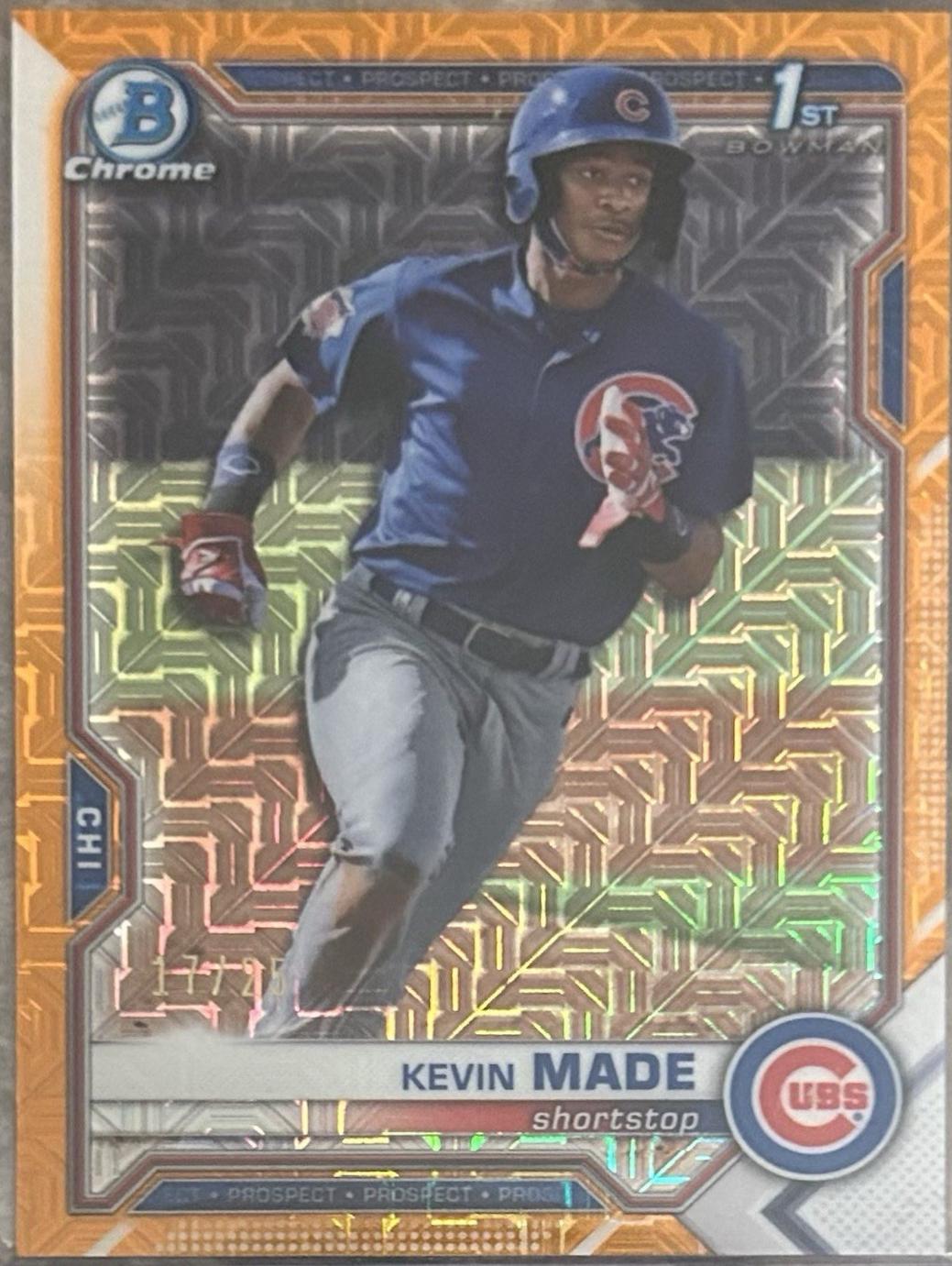 Kevin Made [Orange Refractor Mega Box Mojo] #BCP-153